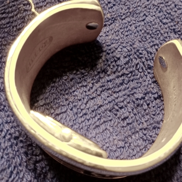 LADIES FOSSIL ES 1753 SILVER TONE WRISTBAND - Picture 6 of 6